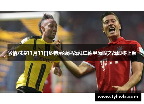 激情对决11月11日多特蒙德迎战拜仁德甲巅峰之战即将上演
